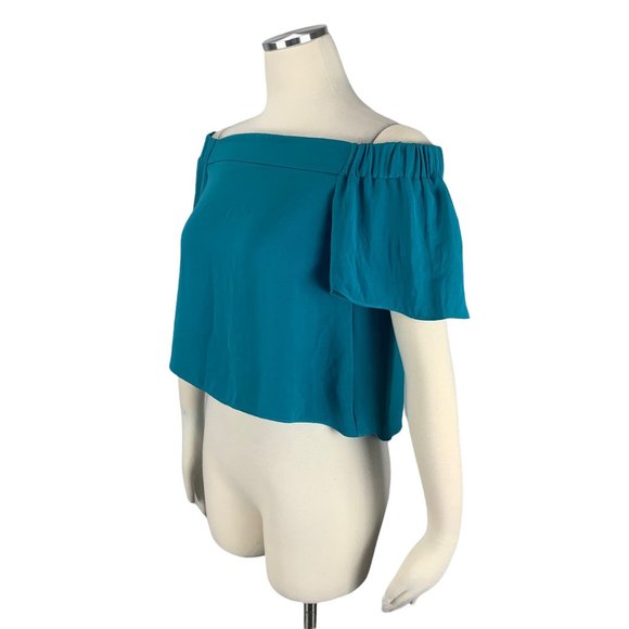 Gianni Bini XS Crop Top NWT Off Shoulder Maura Shake It Up Party 0 - Picture 2 of 5